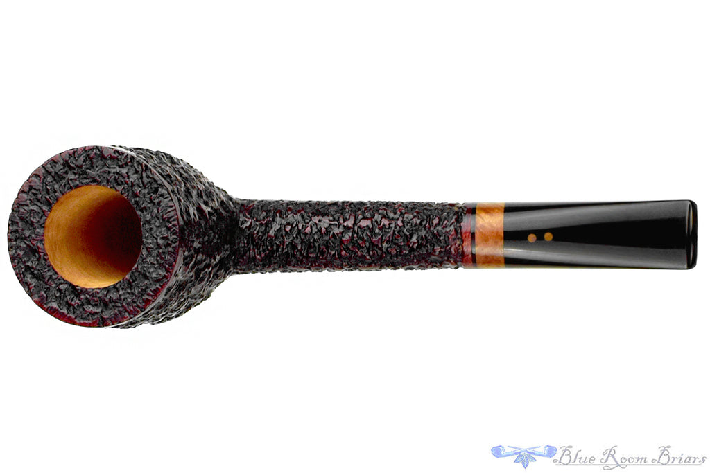 Radice Rind 37 Handmade Rusticated Liverpool Sitter UNSMOKED Estate Pipe