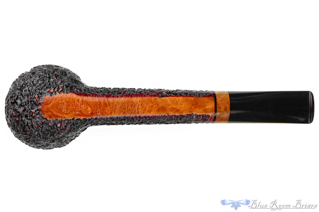 Radice Rind 37 Handmade Rusticated Liverpool Sitter UNSMOKED Estate Pipe
