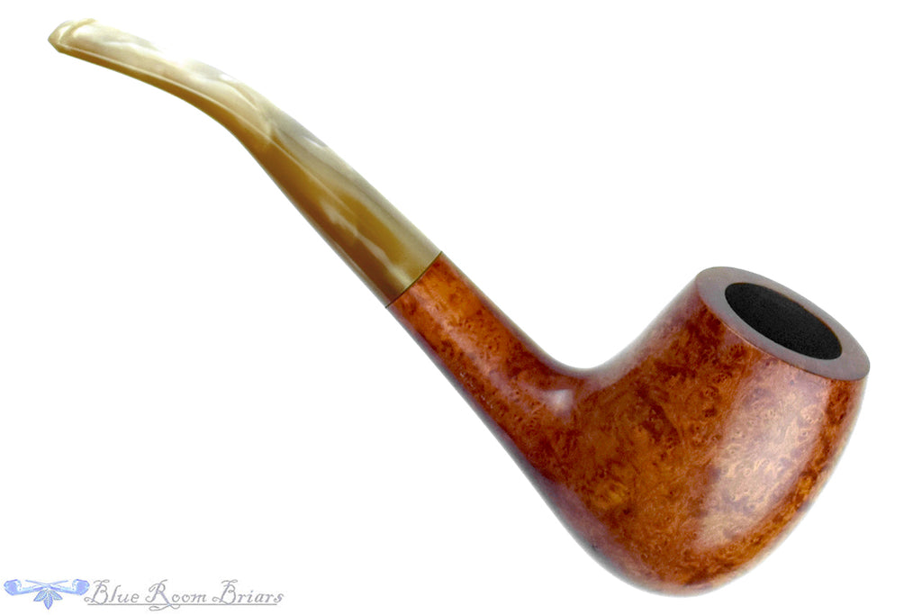 Blue Room Briars is proud to present this Tim C. Fuller Handmade Bent Egg Estate Pipe