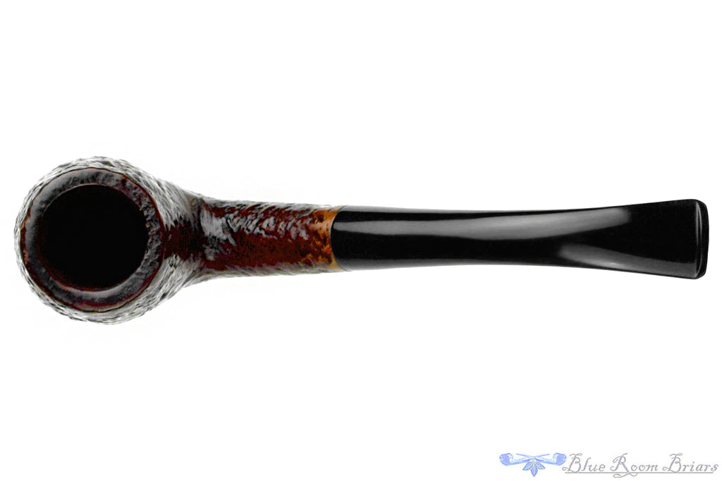 Stanwell Best Make 83 (Reg. Era) Sandblast Bent Billiard Estate Pipe with Replacement Stem