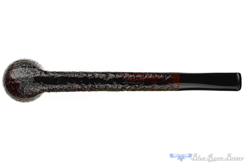 Blue Room Briars is proud to present this Yorkshire Sandblast Canadian Estate Pipe