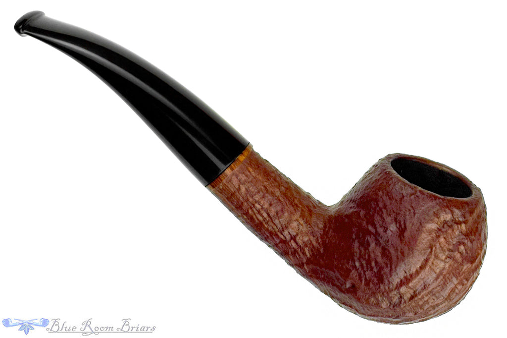 Dave Neeb Sandblast Bent Author Estate Pipe