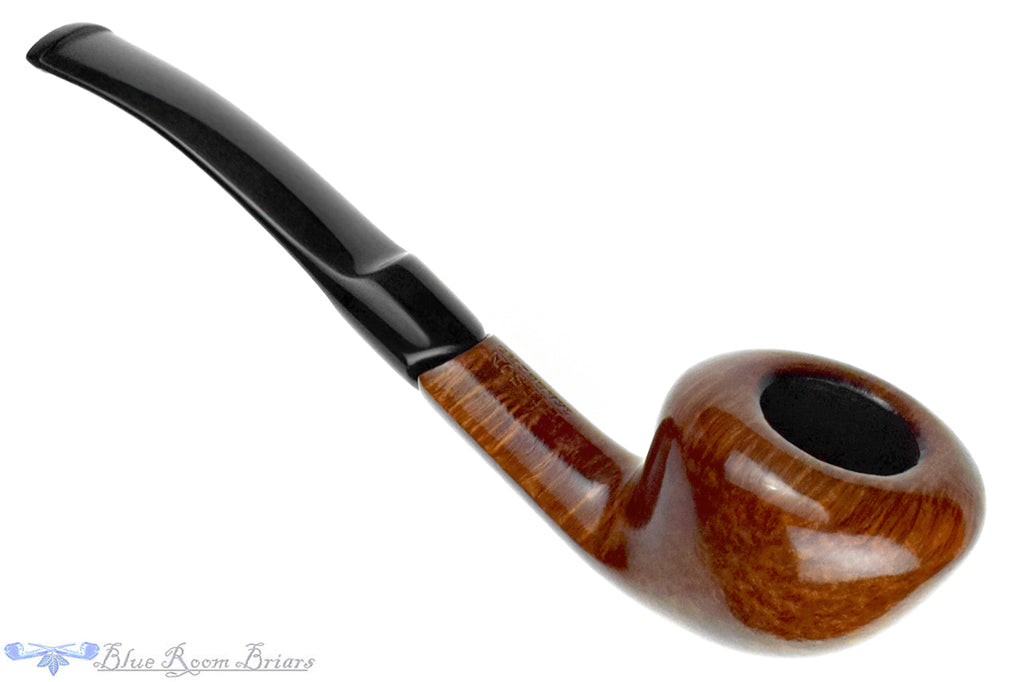 Blue Room Briars is proud to present this Hilson Maestro 242 Bent Scoop Dublin with Oval Shank Estate Pipe
