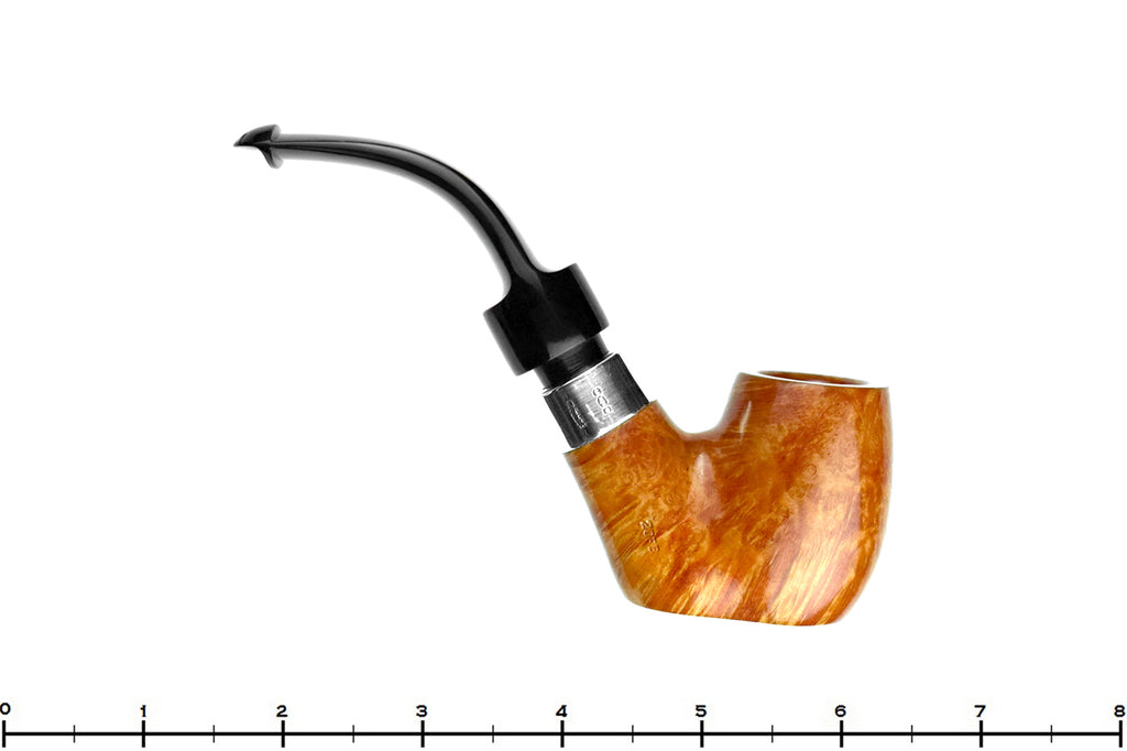 Blue Room Briars is proud to present this Peterson Deluxe 20FB (2011 Make) Bent Billiard Sitter with Silver and P-Lip UNSMOKED Estate Pipe