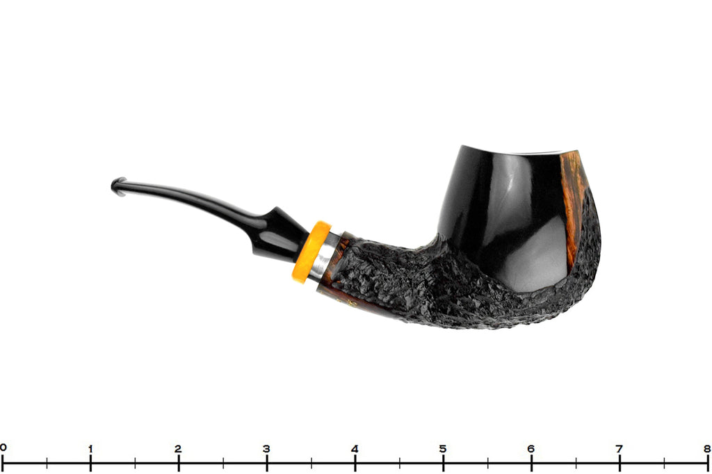 Blue Room Briars is proud to present this Poul Winslow Flamenco Limited Edition 07 Partial Carved Bent Brandy with Silver and Acrylic Estate Pipe