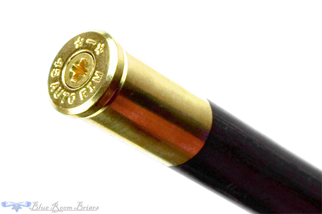 Bill Shalosky Custom Tamper Purpleheart with .45 Auto Rim Shell Casing