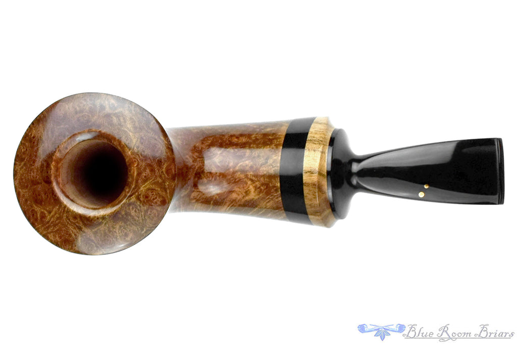 Blue Room Briars is proud to present this Joseph Skoda Pipe 2411 Bent Dublin with Teardrop Shank and Olivewood