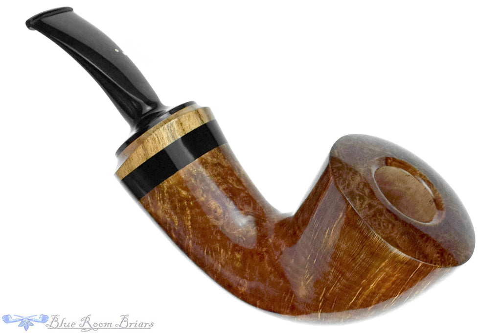 Blue Room Briars is proud to present this Joseph Skoda Pipe 2411 Bent Dublin with Teardrop Shank and Olivewood
