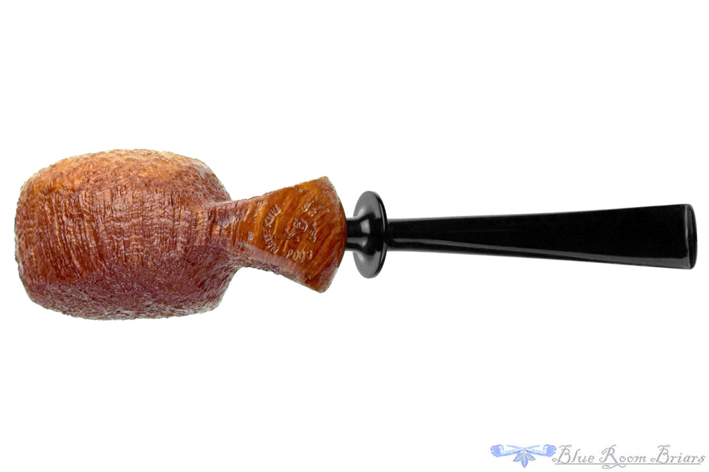 Blue Room Briars is proud to present this Nate King Pipe 1003 Natural Crosscut Sandblast Fugu Blowfish