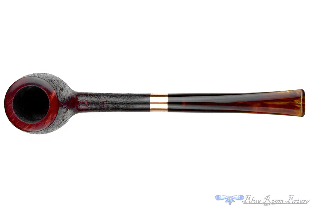 Blue Room Briars is proud to present this Bing by Nuttens B1 Sandblast Billiard with Copper