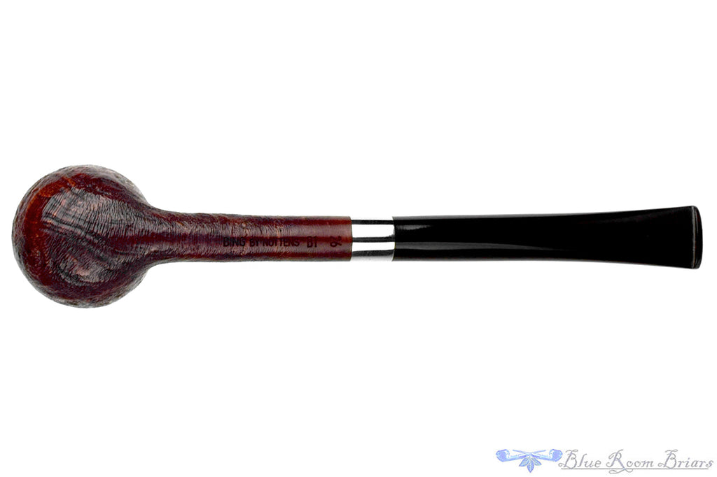 Blue Room Briars is proud to present this Bing by Nuttens B1 Sandblast Billiard with Nickel