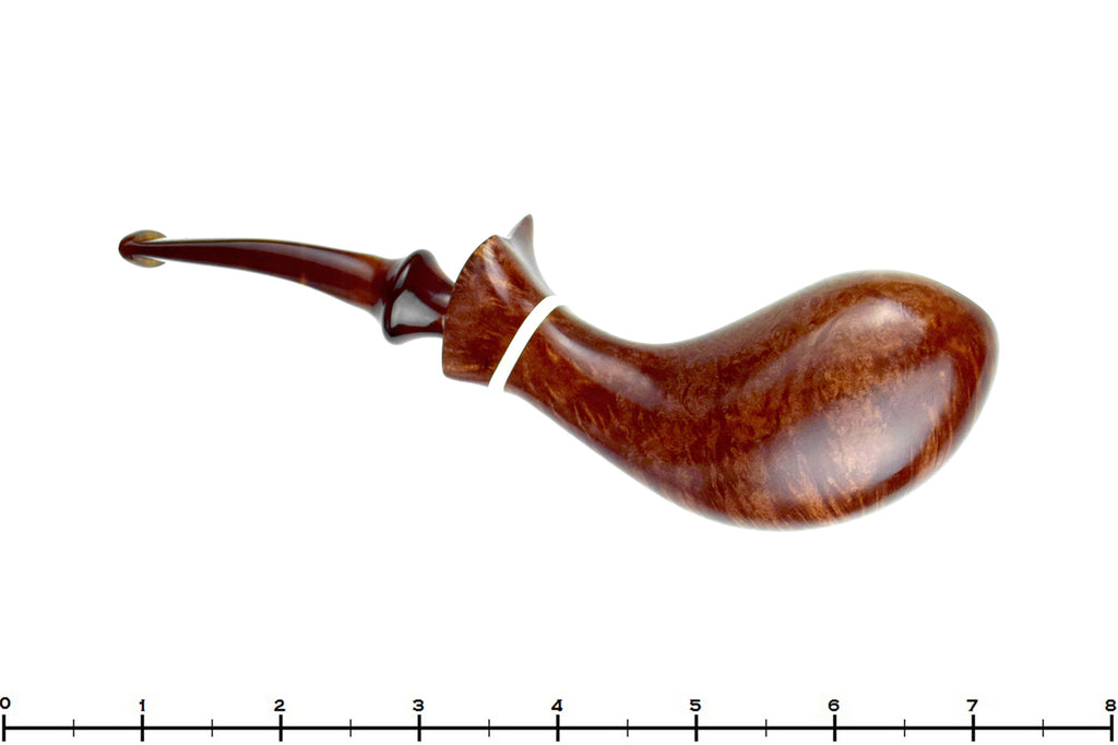 Blue Room Briars is proud to present this Richard Garofalo Pipe Smooth Whale with Ivorite