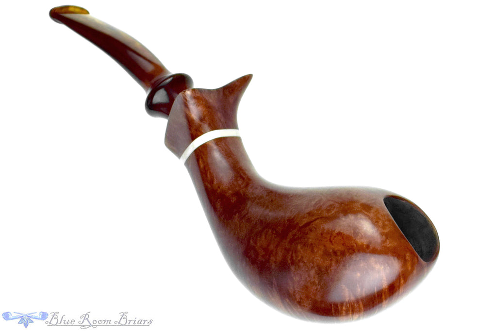 Blue Room Briars is proud to present this Richard Garofalo Pipe Smooth Whale with Ivorite