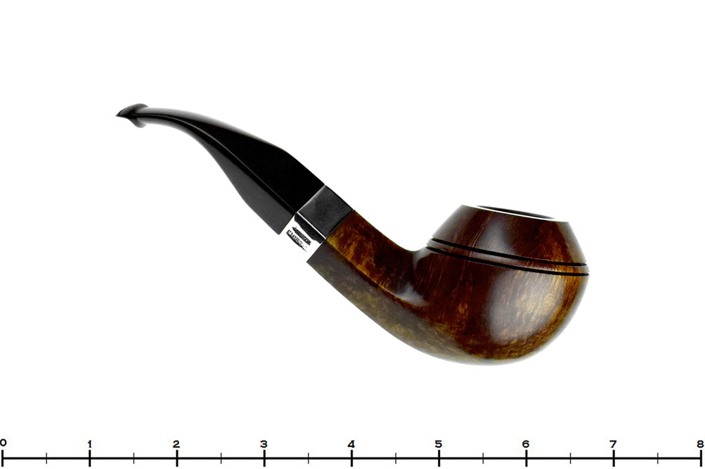 Peterson Sherlock Holmes Squire (2021 Make) Bent Bulldog with Silver and P-Lip Estate Pipe