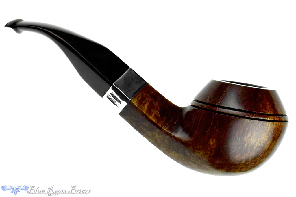 Peterson Sherlock Holmes Squire (2021 Make) Bent Bulldog with Silver and P-Lip Estate Pipe