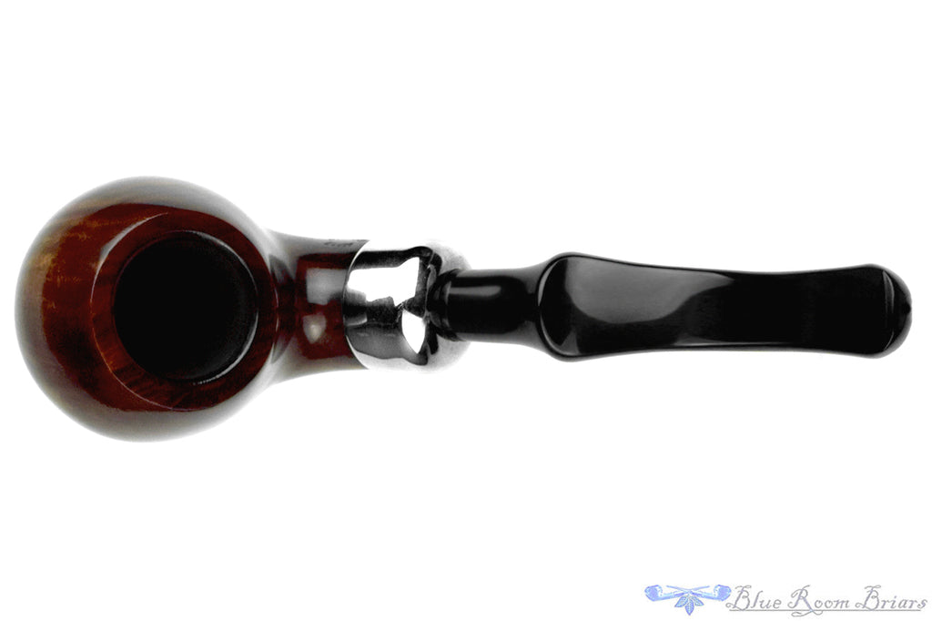 Blue Room Briars is proud to present this Peterson System Standard 302 Bent Apple with Nickel and P-Lip Estate Pipe