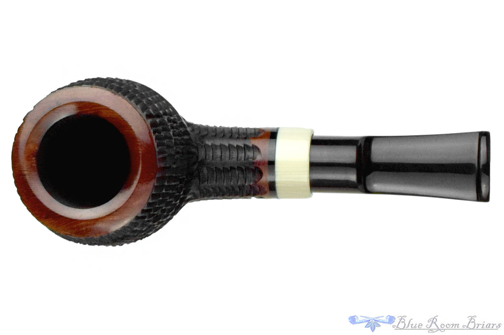 Fulushou Carved Apple with Ivorite Estate Pipe