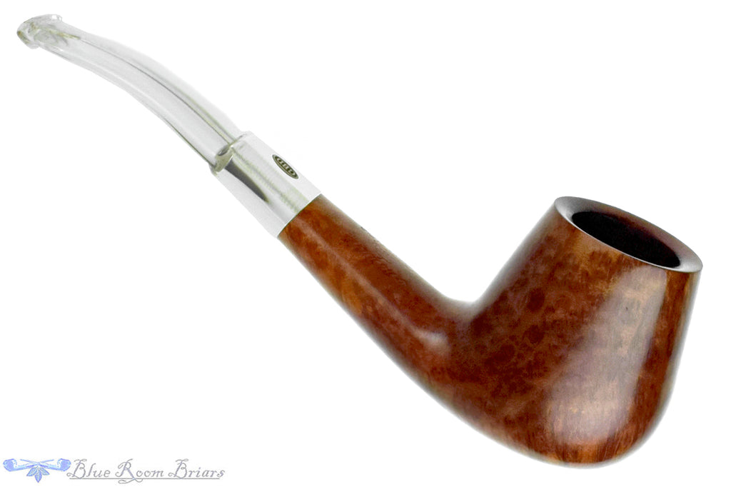 Blue Room Briars is proud to present this GBD Conquest Prestige 9660 (Pre-Cadogan) Bent Brandy with Oval Shank and Perspex Estate Pipe