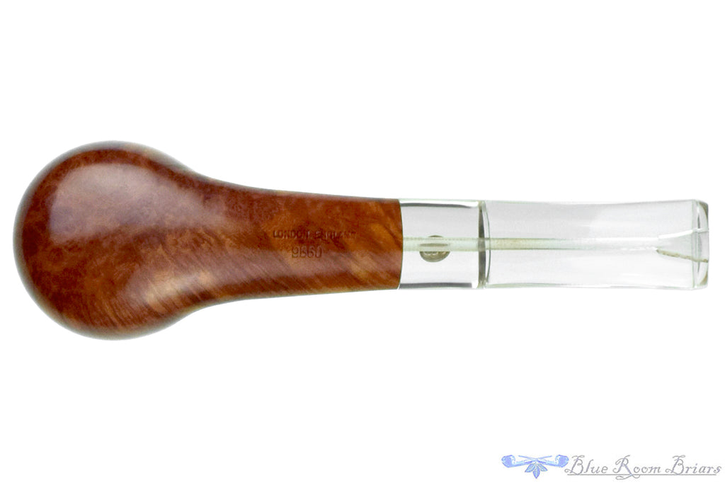 Blue Room Briars is proud to present this GBD Conquest Prestige 9660 (Pre-Cadogan) Bent Brandy with Oval Shank and Perspex Estate Pipe