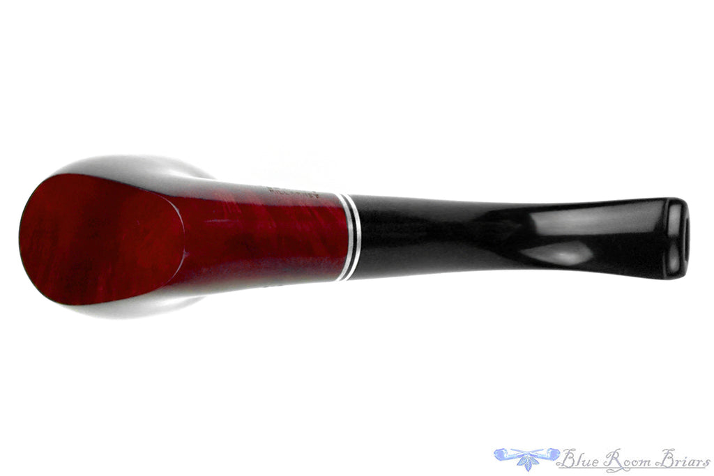 Blue Room Briars is proud to present this Peterson Killarney 306 Bent Billiard Sitter with Nickel Estate Pipe
