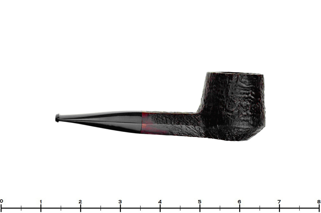 Blue Room Briars is proud to present this Bjarne Handmade Sandblast Panel Shank Pot (9mm Filter) Sitter Estate Pipe