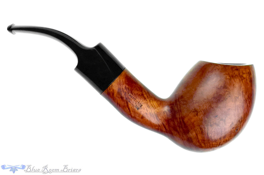 Bari Wiking Handmade 7092 1/4 Bent Egg Estate Pipe