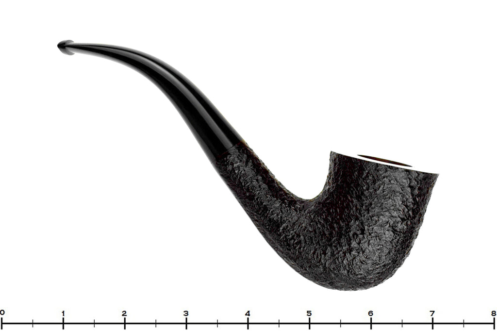 Blue Room Briars is proud to present this Ferndown Bark *** Large Bent Rusticated Bell Dublin UNSMOKED Estate Pipe