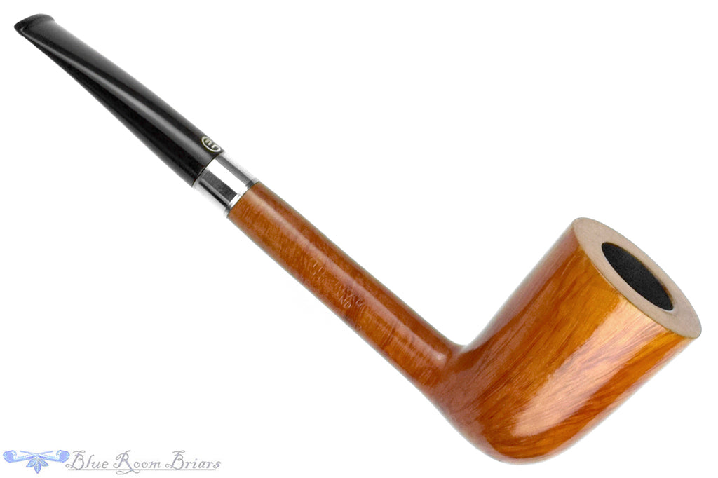 Blue Room Briars is proud to present this James Upshall Handmade Long Shank Dublin Estate Pipe with Nickel Repair Band