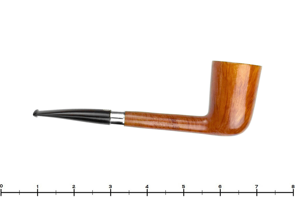 Blue Room Briars is proud to present this James Upshall Handmade Long Shank Dublin Estate Pipe with Nickel Repair Band