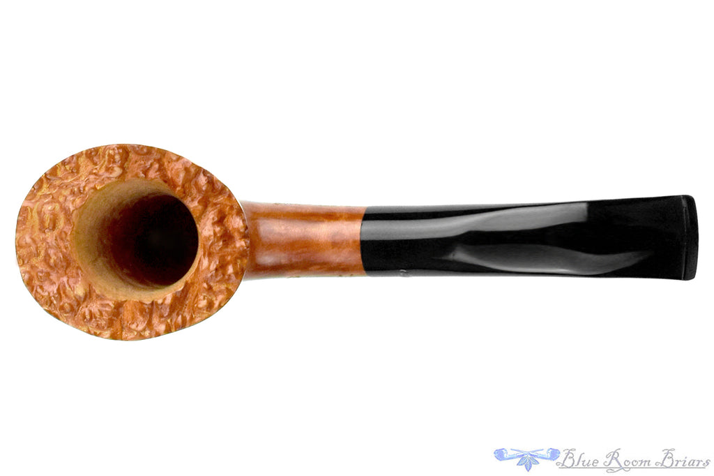 Blue Room Briars is proud to present this Mario Gasparini Handmade Bent Dublin Freehand (9mm Filter with Adapter) with Plateau UNSMOKED Estate Pipe