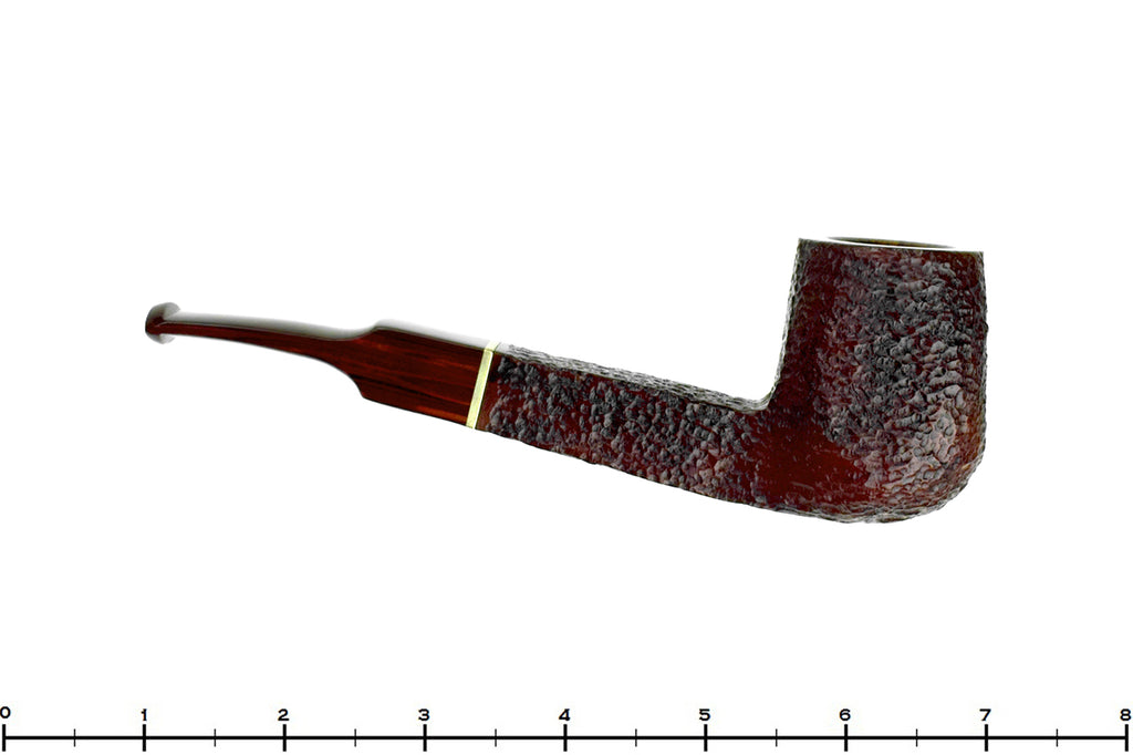 Blue Room Briars is proud to present this Savinelli Bruna 513 KS Bent Rusticated Foursquare (9mm Filter) Sitter with Brass