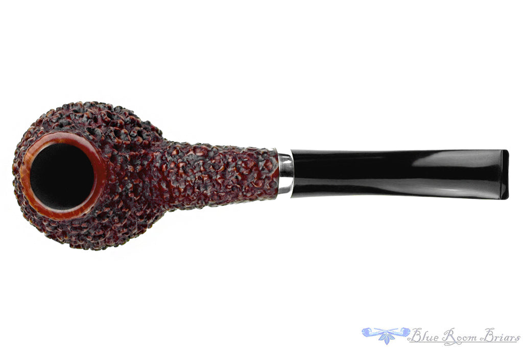 Blue Room Briars is proud to present this Manuel Shaabi Carved Hawkbill Sitter with Silver Estate Pipe