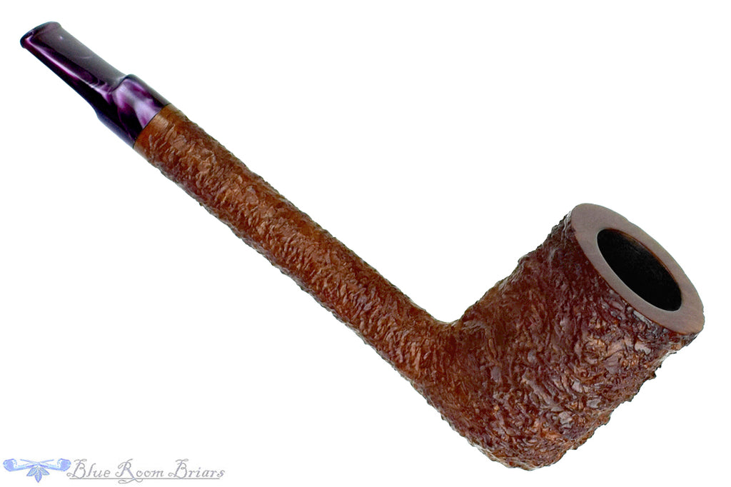 Blue Room Briars is proud to present this Castello Old Antiquari KKK 75 Rusticated Fumed Lovat Sitter Estate Pipe