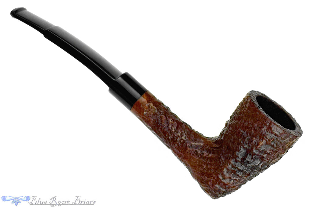 Blue Room Briars is proud to present this Charatan Bent Sandblast Pickaxe Estate Pipe