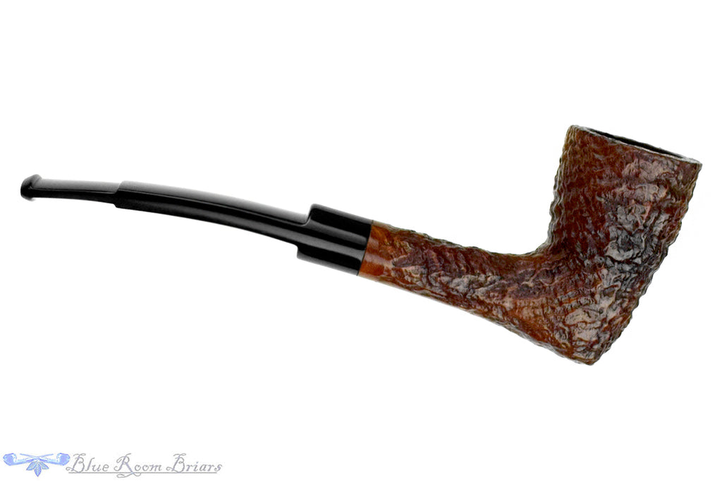 Blue Room Briars is proud to present this Charatan Bent Sandblast Pickaxe Estate Pipe