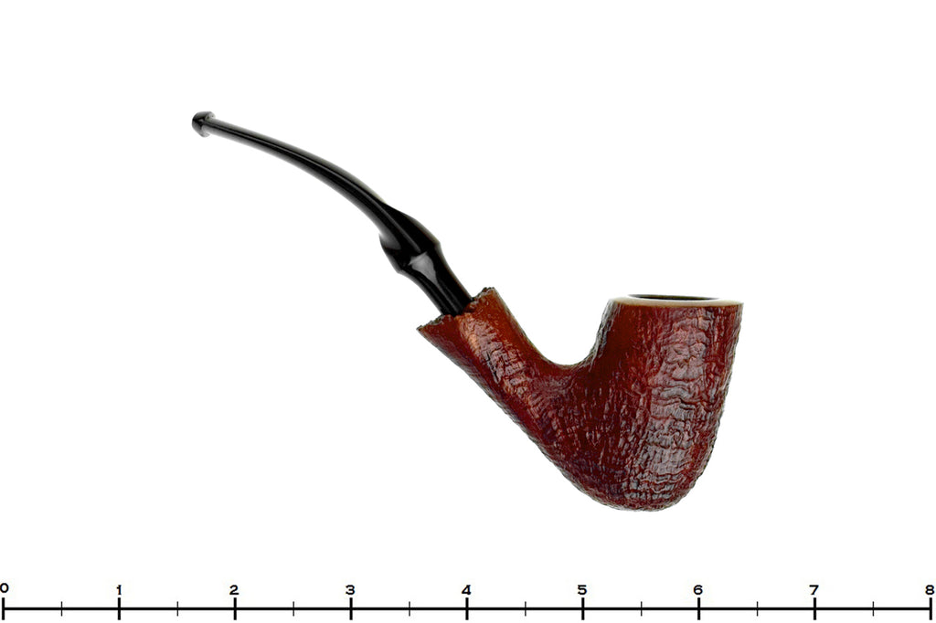 Savinelli Sigla Bent Sandblast Billiard Estate Pipe