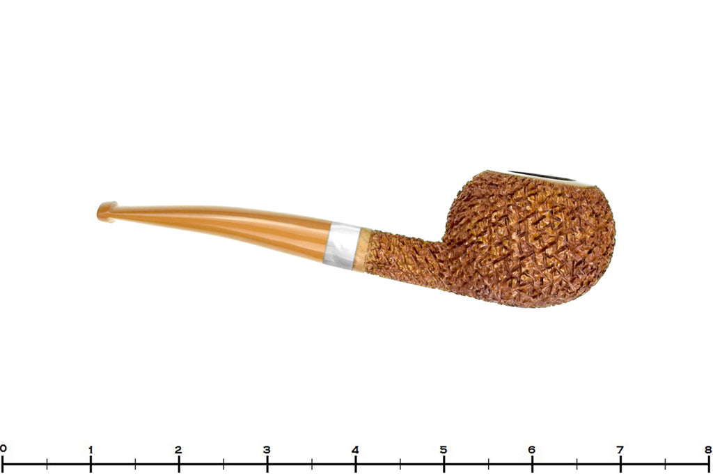 Blue Room Briars is proud to present this Dr. Bob Pipe Tan Rusticated Prince with Acrylic