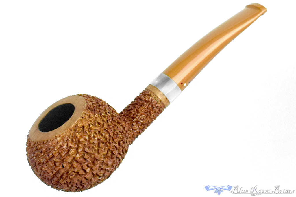 Blue Room Briars is proud to present this Dr. Bob Pipe Tan Rusticated Prince with Acrylic