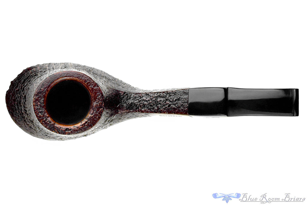 Savinelli Autograph Sandblast Volcano (6mm Filter) with Plateau Estate Pipe