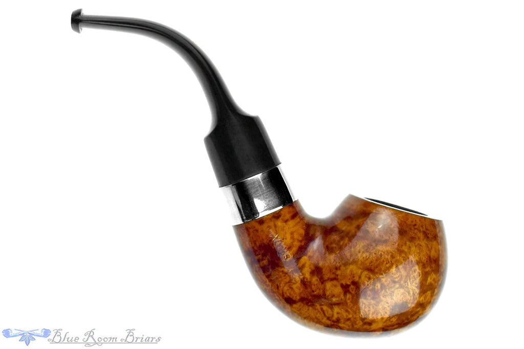 Blue Room Briars is proud to present this Peterson St Patrick's Day (2006 Make) XL02S Bent Apple with Nickel Estate Pipe