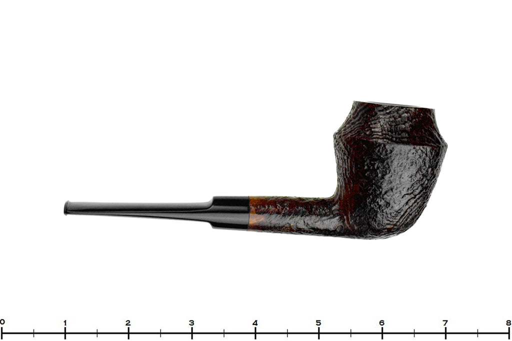 Blue Room Briars is proud to present this GBD Collector Prehistoric 9641 (Pre-Cadogan) Sandblast Rhodesian Sitter Estate Pipe
