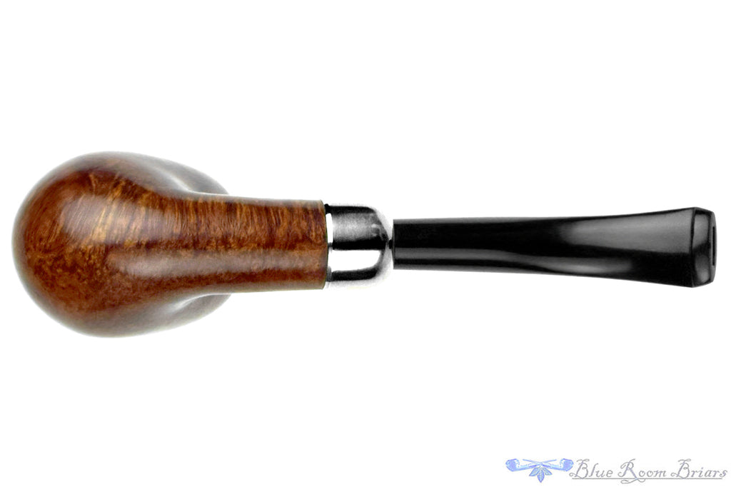 Blue Room Briars is proud to present this K&P Irishmade 69 Bent Billiard with Nickel and Military Mount Estate Pipe