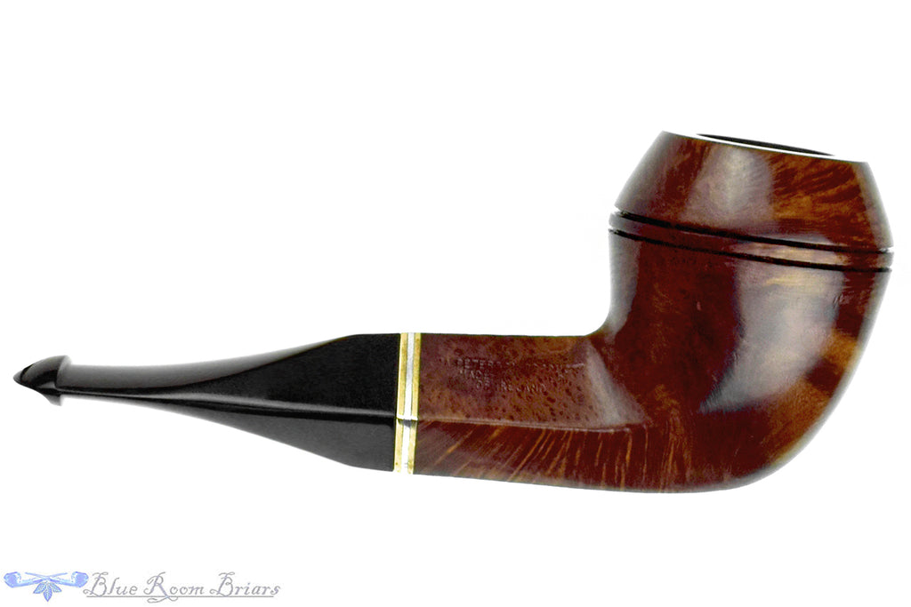 Blue Room Briars is proud to present this Captain Pete (Peterson) Bulldog with Brass, Nickel and P-Lip Estate Pipe