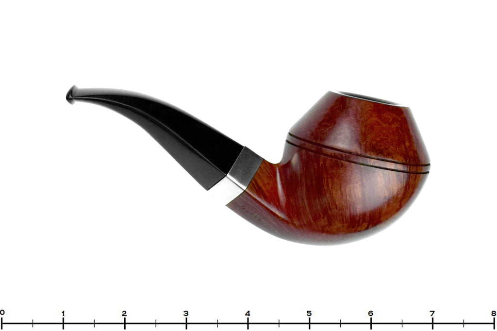 Blue Room Briars is proud to resent this Il Ceppo Handmade D4145 Bent Bulldog Estate Pipe with Repair Band
