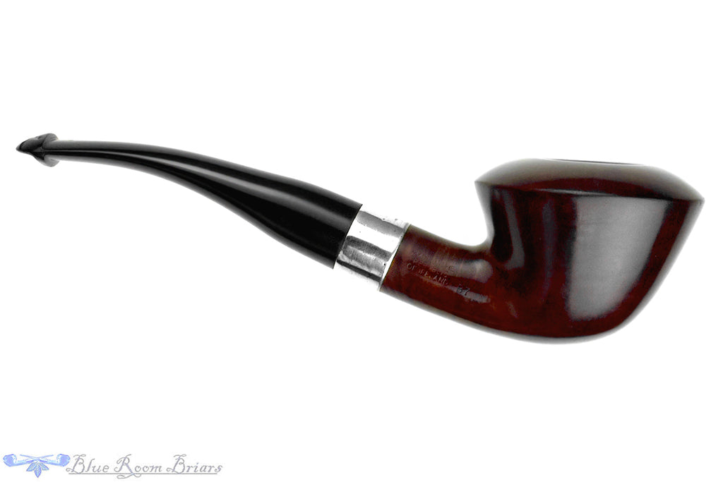 Blue Room Briars is proud to present this Peterson Kildare B7 (1998 Make) Bent Rhodesian with Silver and P-Lip Estate Pipe