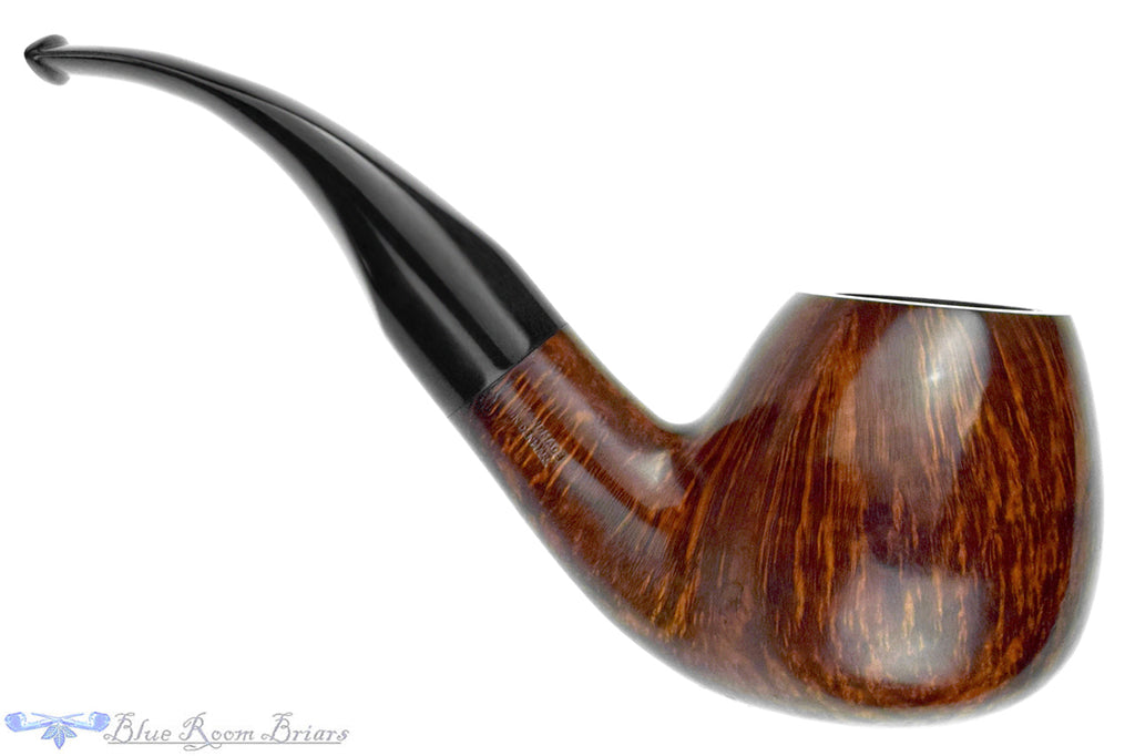 Blue Room Briars is proud to present this Bari Wiking Handmade Magnum Bent Sitter (9mm Filter) Estate Pipe