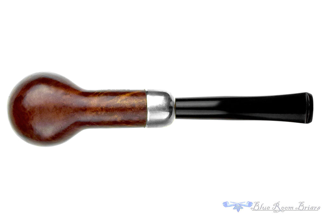 Blue Room Briars is proud to present this K&P Irishmade (Peterson) 6 Billiard with Nickel and Military Mount Estate Pipe