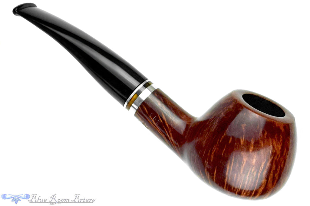 Stanwell Trio 109 Bent Author (9mm Filter) with Nickel and Acrylic UNSMOKED Estate Pipe