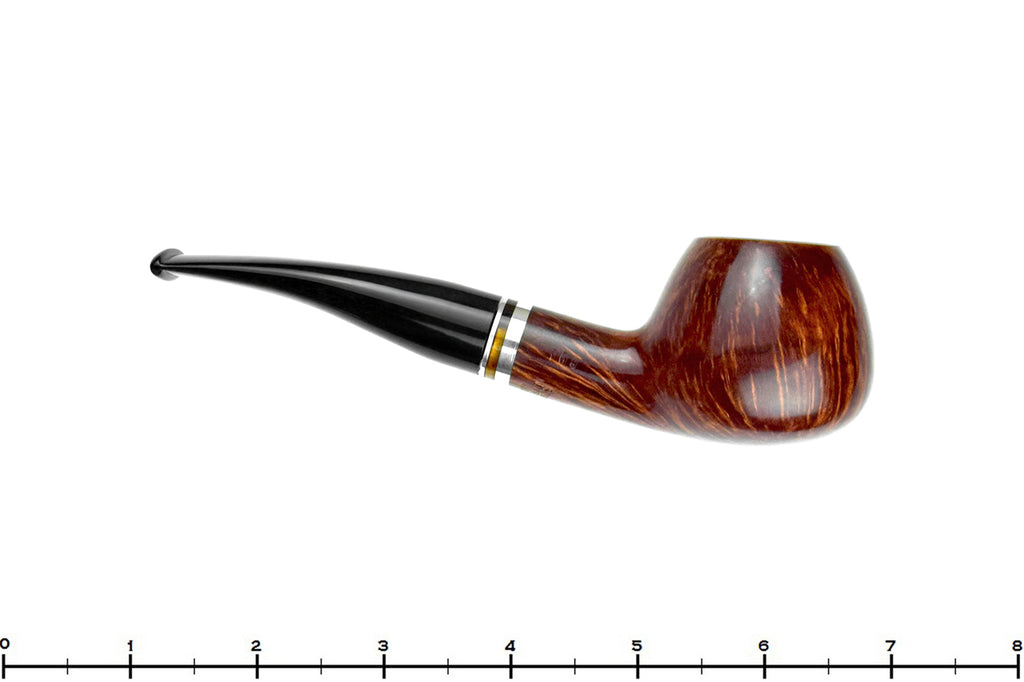Stanwell Trio 109 Bent Author (9mm Filter) with Nickel and Acrylic UNSMOKED Estate Pipe