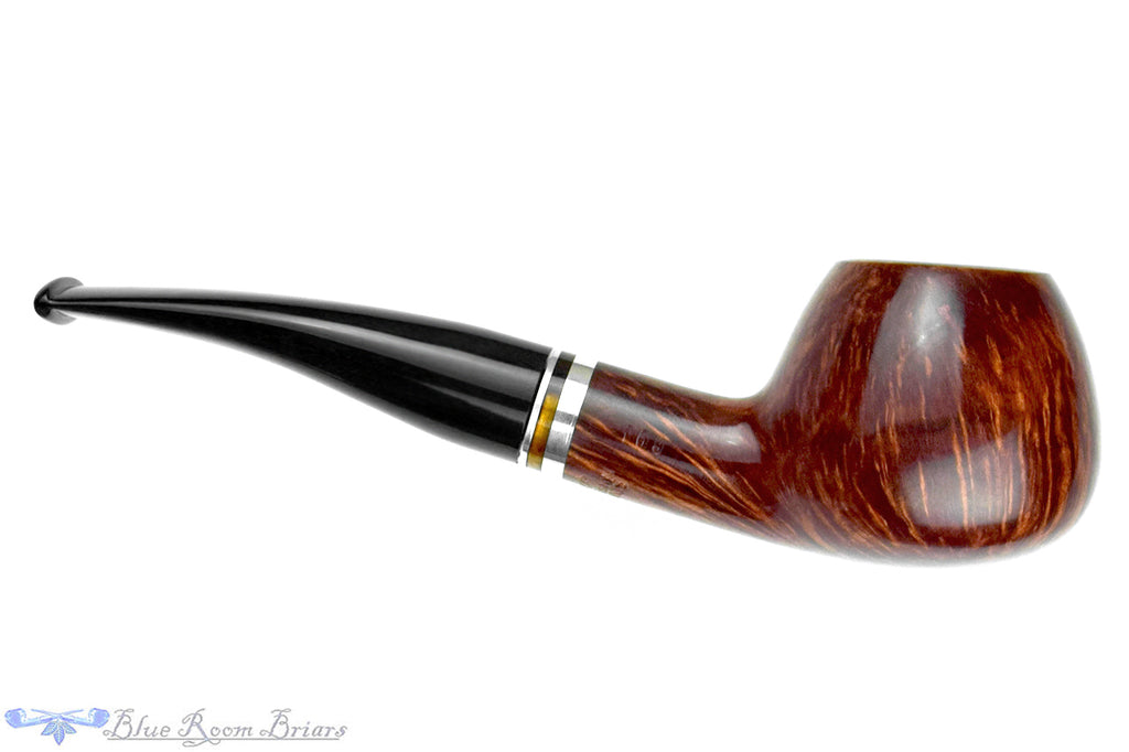 Stanwell Trio 109 Bent Author (9mm Filter) with Nickel and Acrylic UNSMOKED Estate Pipe